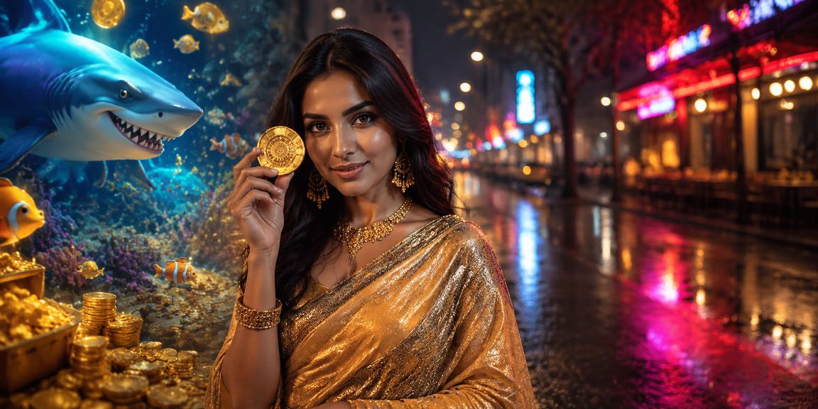 ঢাকায় শাড়ি পরে ফিশিং গেম খেলছেন একজন প্রাপ্তবয়স্ক ব্যবহারকারী